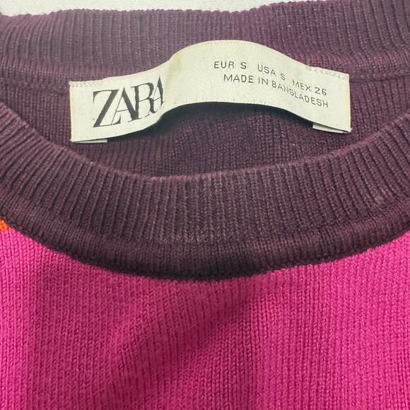 Zara Size Small Thick Wuality Striped Top - Picture 5 of 5